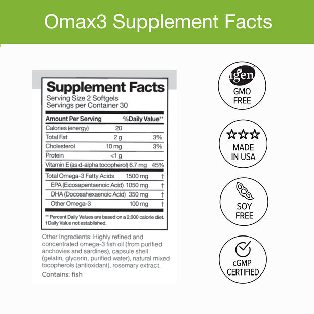 Omax3 Omega-3 Starter Kit:  THE FREEZER TEST®